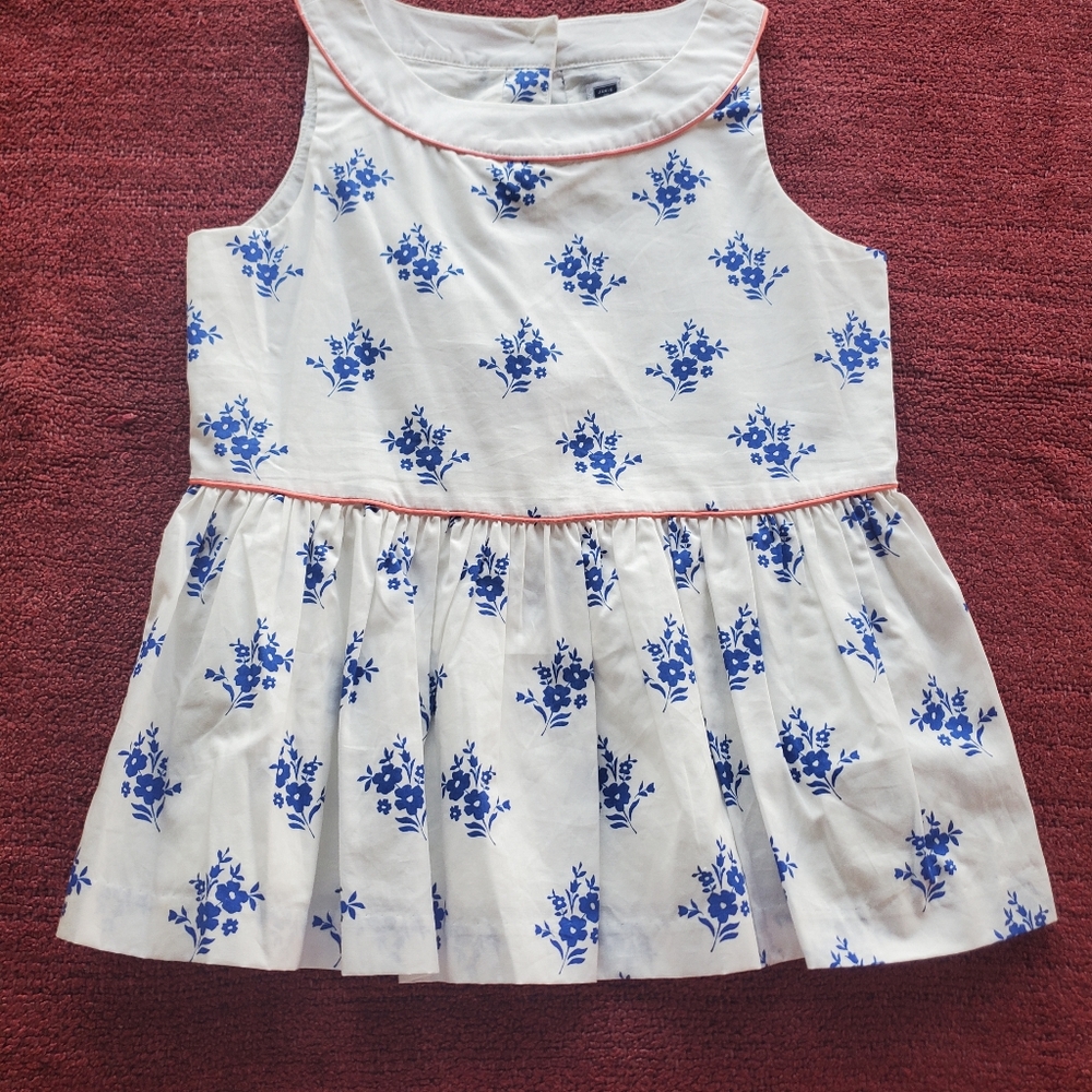 Cute 100% cotton (lightly used) girls size 12 Janienand Jack blouse/top